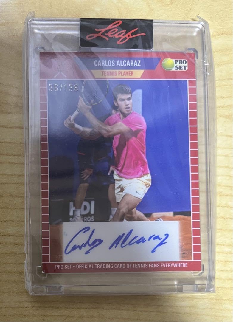 カルロスアルカラス ウィンブルドンウィナー 直筆サインフォト