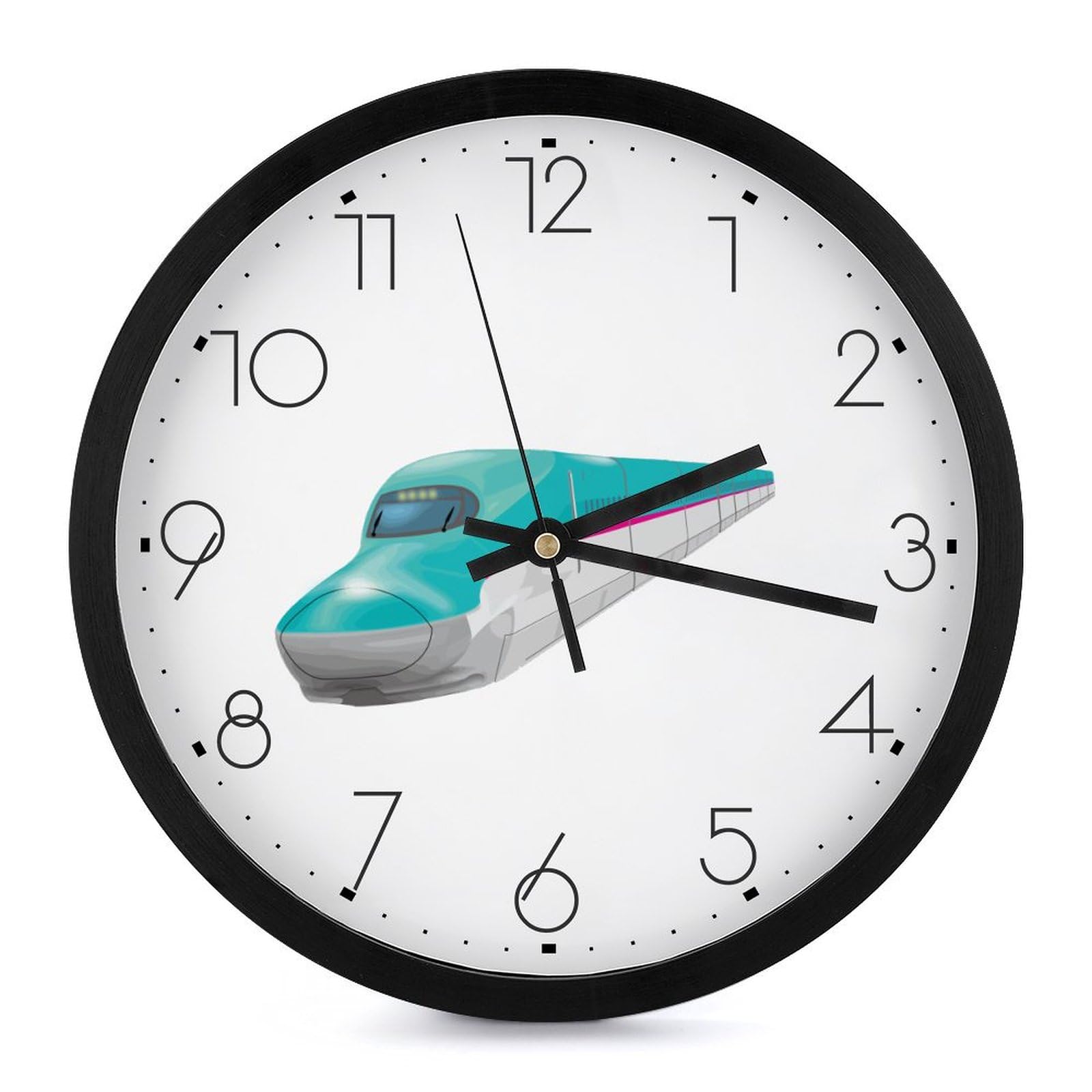 Amazon.co.jp: 東北新幹線のはやぶさ 壁掛け時計 かけ時計 置き時計