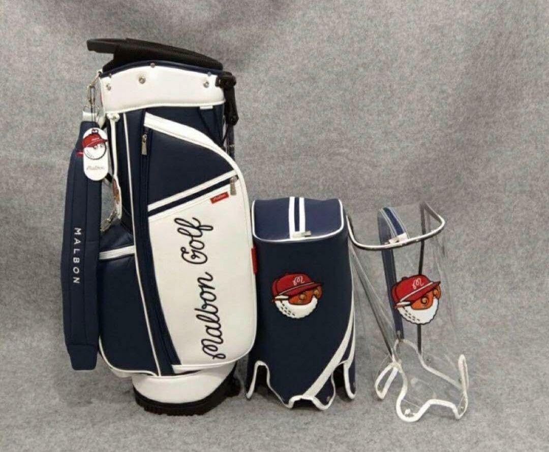 Malbon マルボンゴルフ キャディバッグ ボールバッグ スタンド式 男女