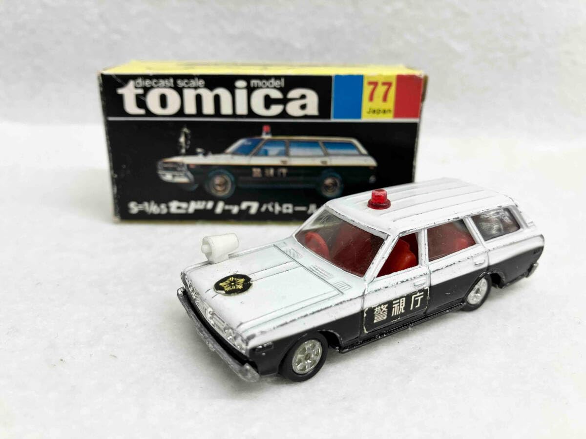 Amazon | トミカ No.77 ニッサン セドリック ワゴン パトロールカー 白