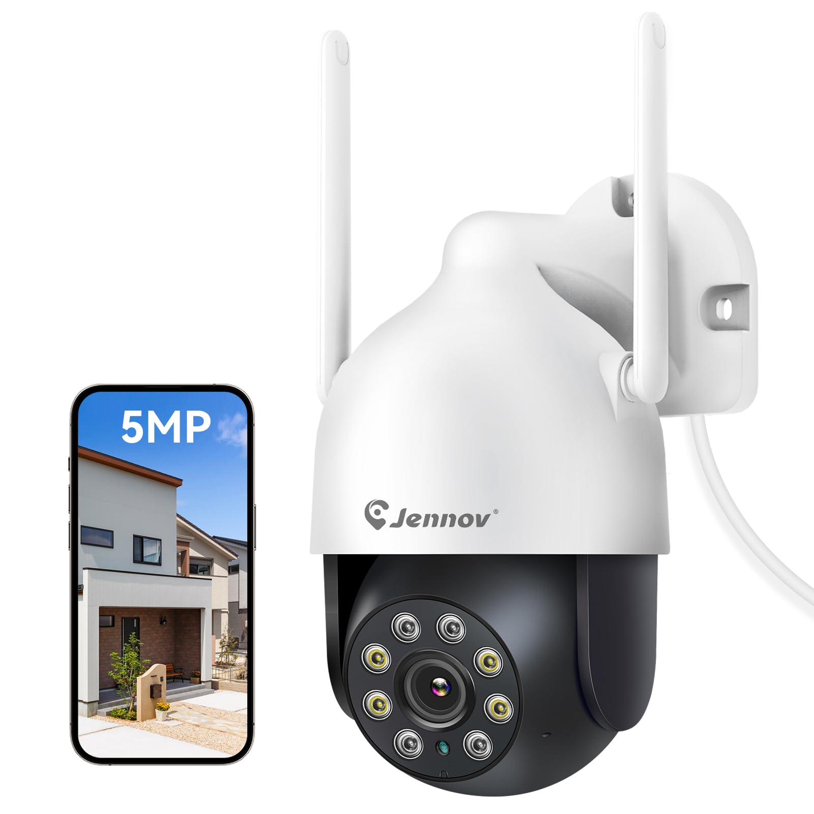 Amazon.co.jp: 防犯カメラ 屋外 500万画素 防水 Jシリーズの増設専用