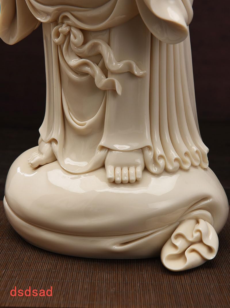 Amazon｜工芸の名匠 白磁 七福神 布袋様 大きなお腹の布袋様、仏像の