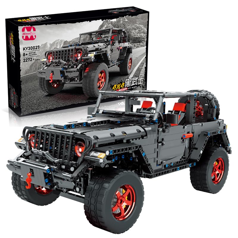 Amazon.co.jp: Menbis 2272ピース ジープ 1:8 ビルディング ブロック