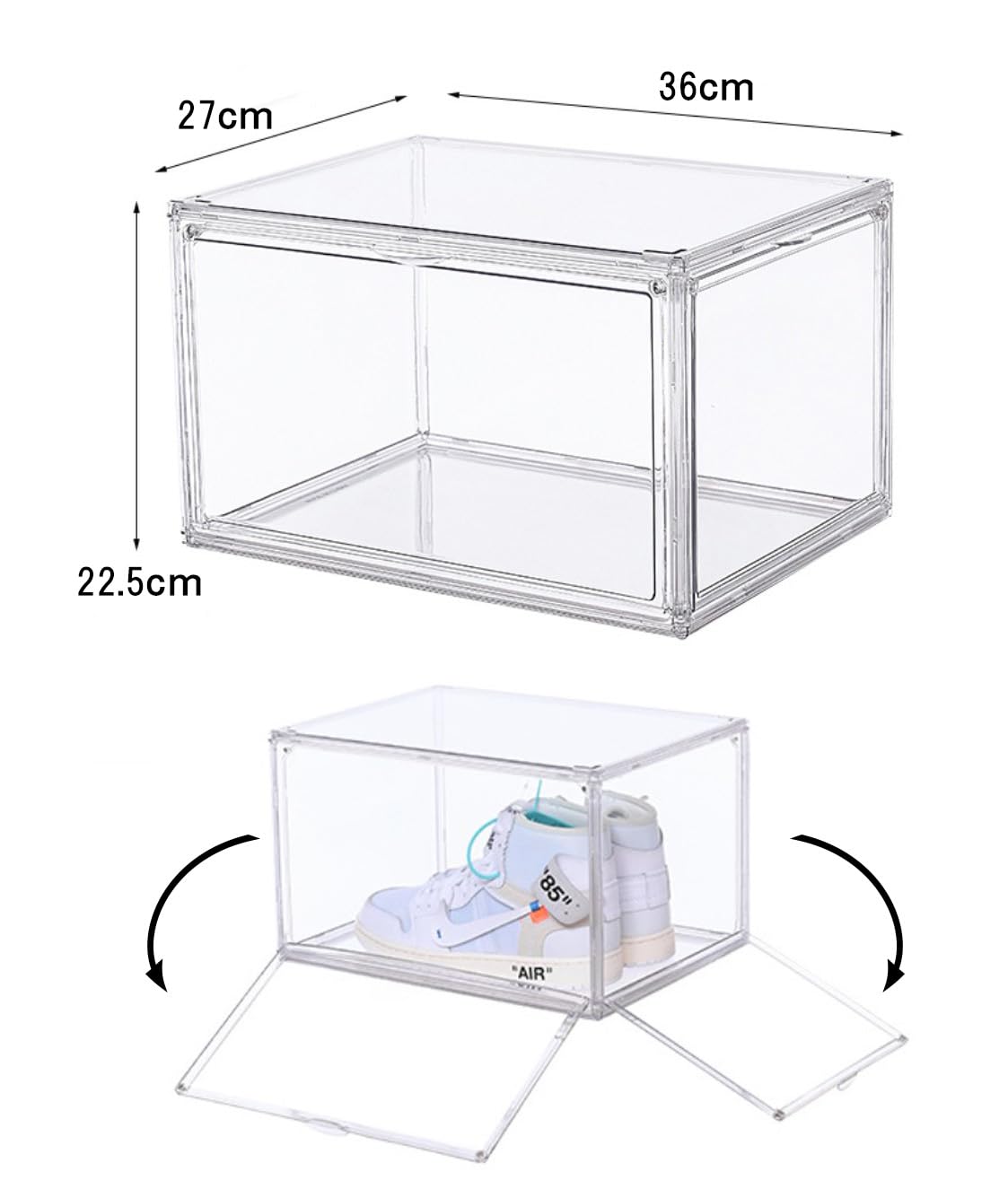 Amazon｜ACURACE シューズボックス スニーカー ボックス 収納 ケース