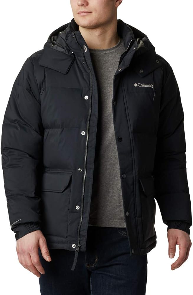 Amazon.com: Columbia Men's Rockfall Down Jacket Black : Clothing