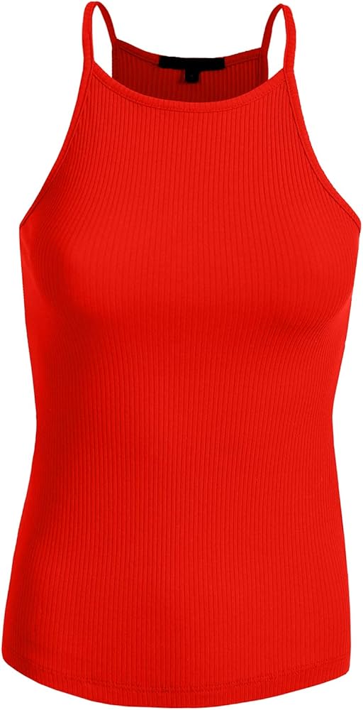 J. LOVNY Women's Active High Neck Simple Casual Daily Spaghetti