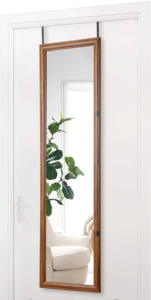 Amazon.co.jp: ミルオ君の鏡工房 ドア掛けミラー 姿見 壁掛け鏡 高さ