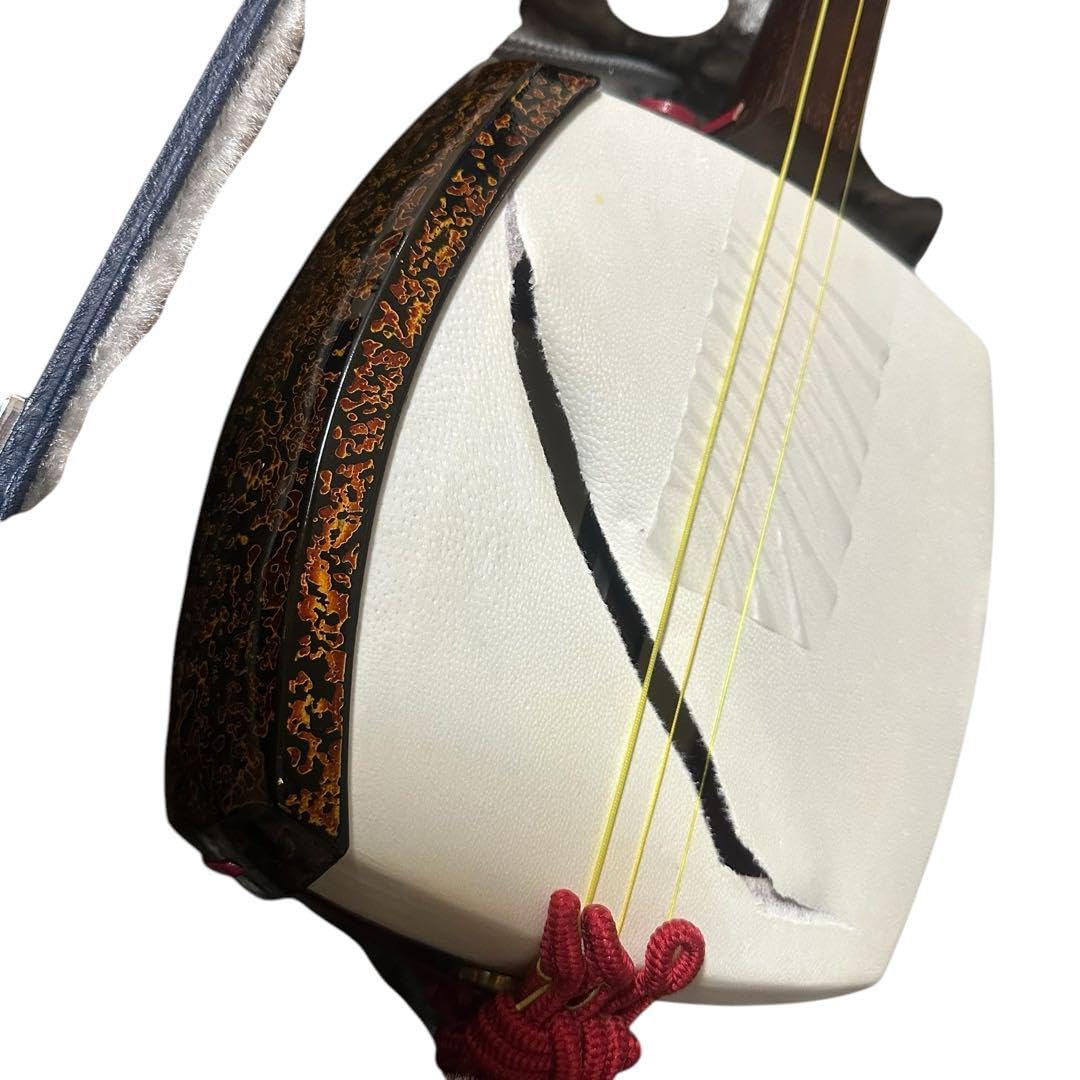 津軽三味線 太棹 銀河印 バチ・セミハードケース付 津軽三味線 太棹