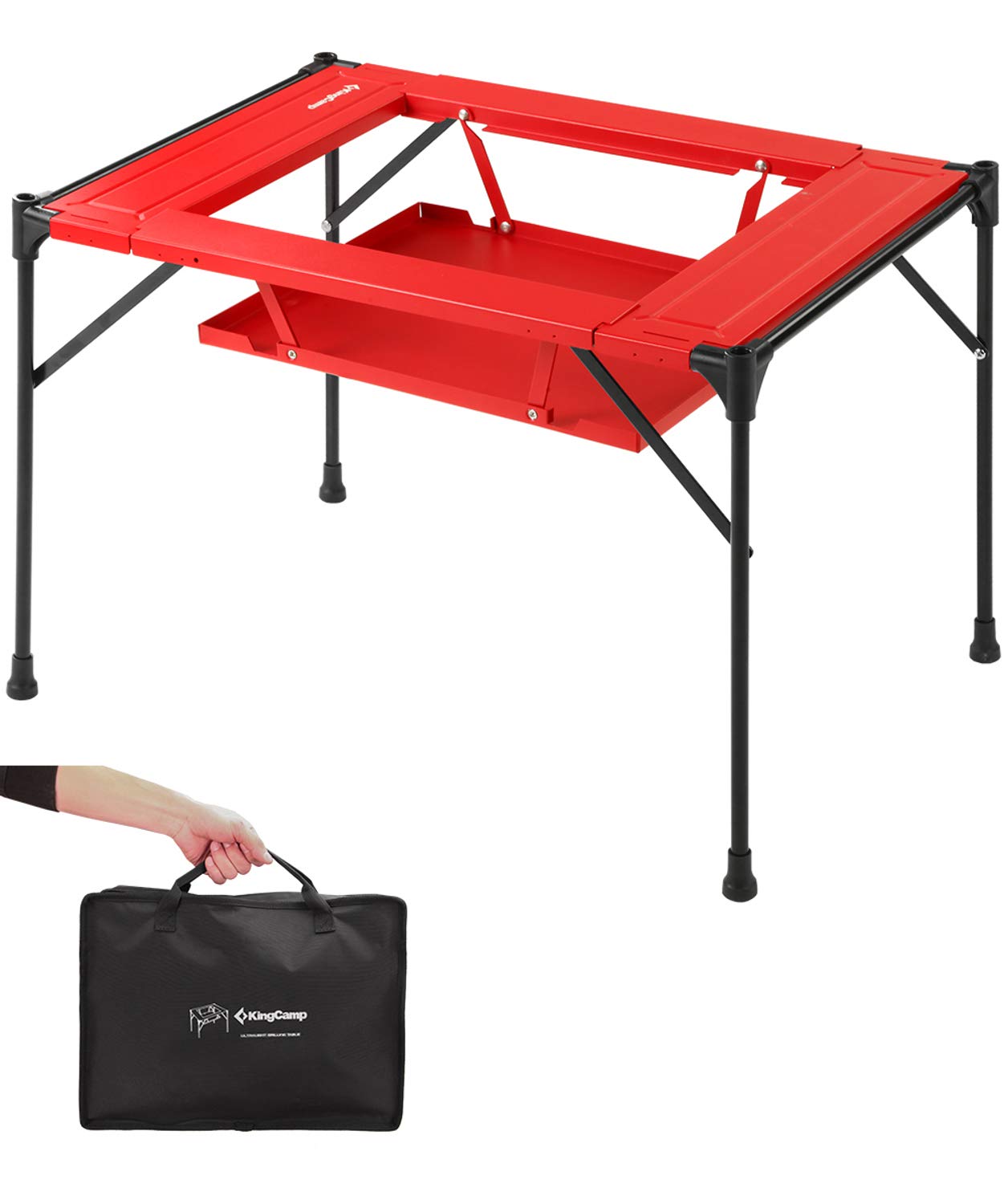 Amazon | キングキャンプ(KingCamp) アルミ製 折りたたみ テーブル