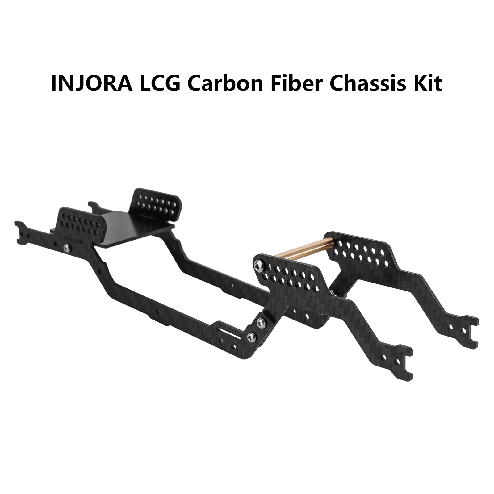 Amazon | INJORA カーボンファイバーシャーシキット LCGフレーム桁