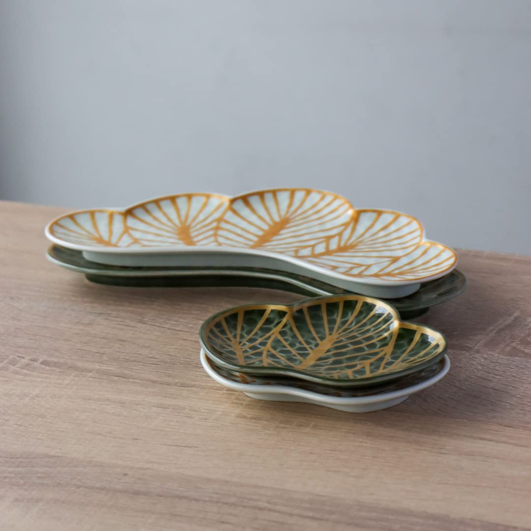 Amazon | 有田焼 幸楽窯 錦金松葉型銘々皿 前菜皿 お正月 ハレの日