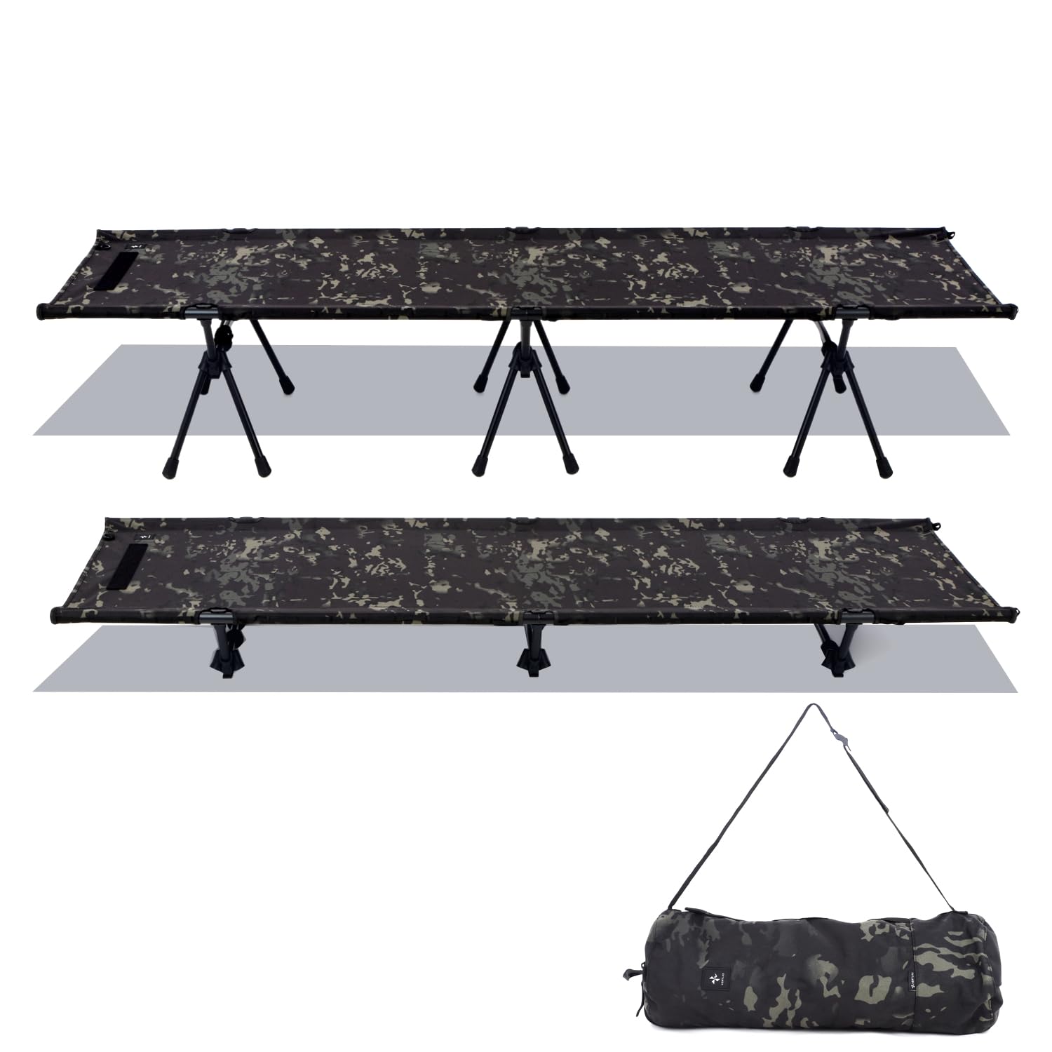 Amazon.co.jp: VENTLAX 2WAY タクティカルコット 1000D 軽量3kg 静音