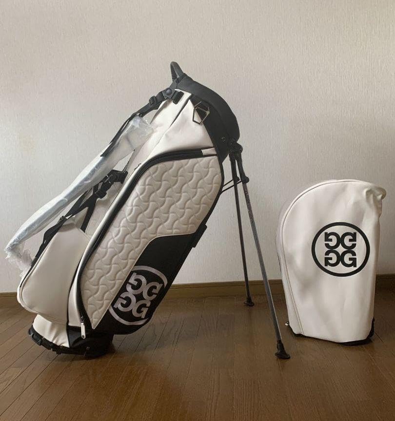 G/FORE スカル スタンドキャディバッグ ホワイト＆ブラック Amazon