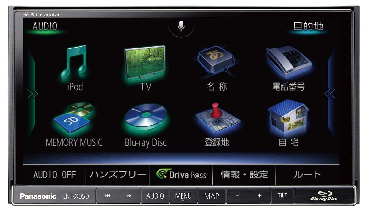 パナソニック CN-RE05D ナビ フルセグ地図データバージョン2018