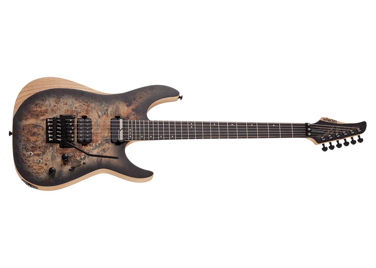 Amazon.com: Schecter Reaper-6 FR-S - Satin Charcoal Burst