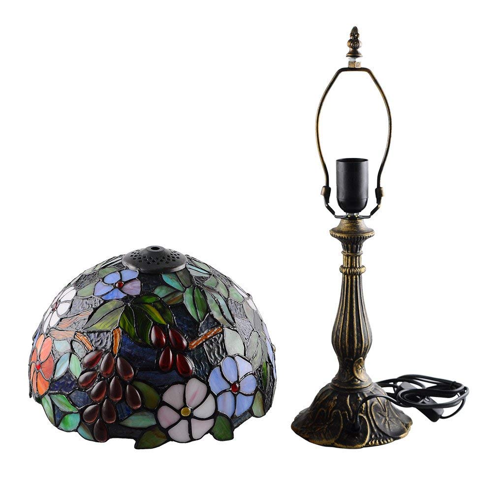 Amazon.co.jp : テーブルランプ ティファニー風ライト ステンドグラス