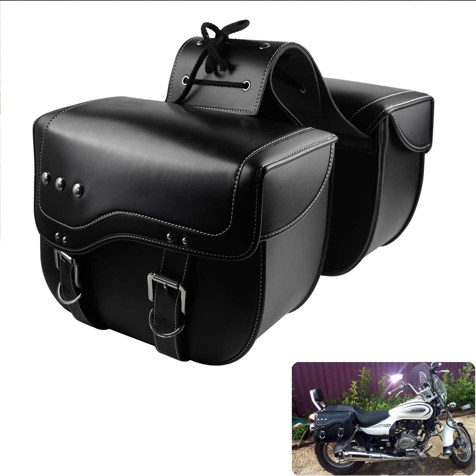 Amazon | HDBUBALUS オートバイ サイドサドルバッグ ツールバッグ 防水