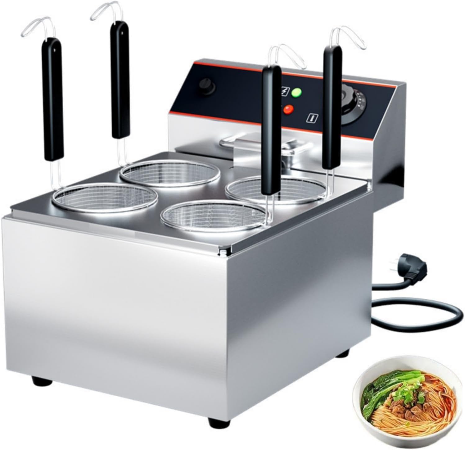 Amazon | Acnivkoデスクトップ麺調理機ゆで麺器 麺茹で器 ゆでめんき