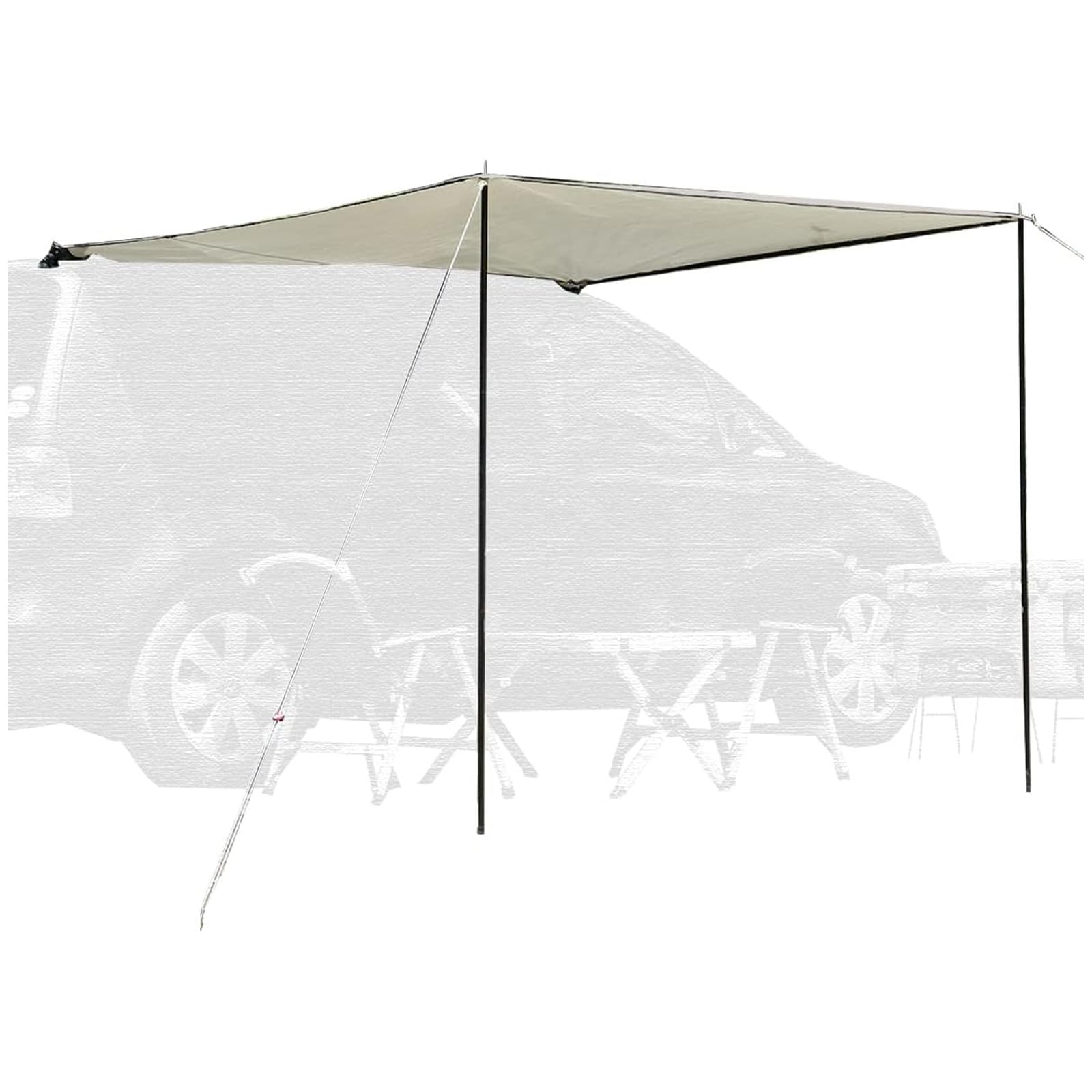 Amazon | FIELDOOR カーサイドタープ サイドオーニング スクエアタープ