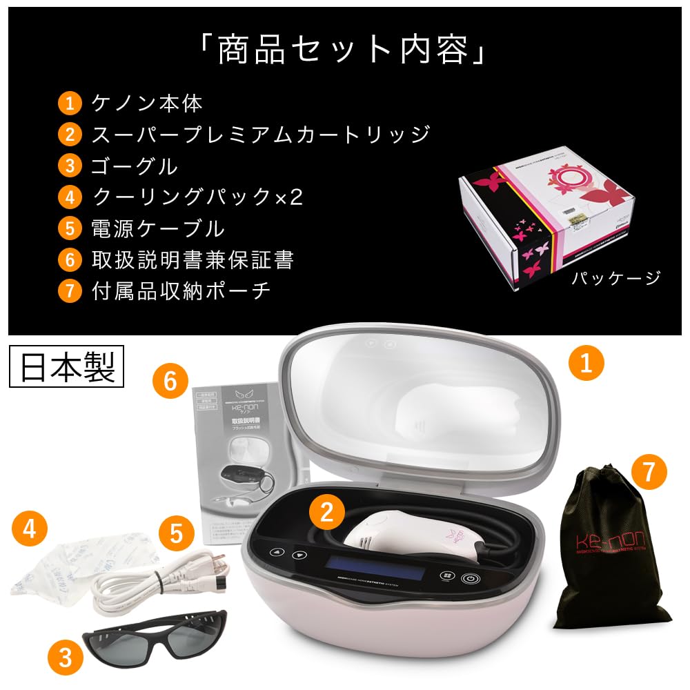 ke-non ハイセンスホームエステシステム 脱毛器 Ver. 4.1 ke-non KE