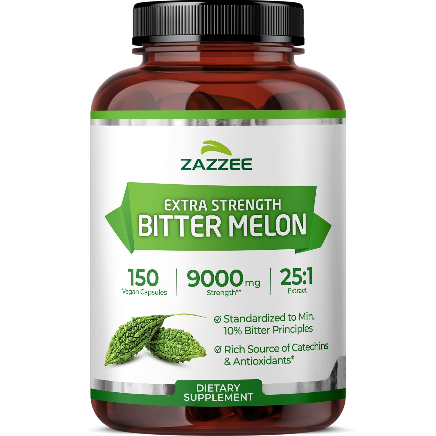 Amazon.com: Zazzee Extra Strength Bitter Melon 25:1 Extract, 9000