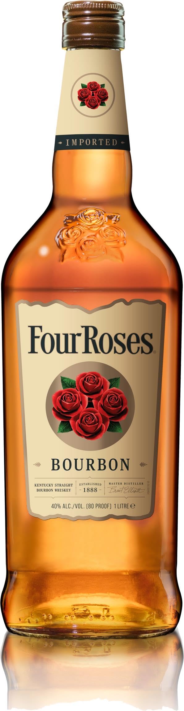 Amazon.co.jp: Four Roses (フォアローゼズ) Whiskey 1000ml Whisky