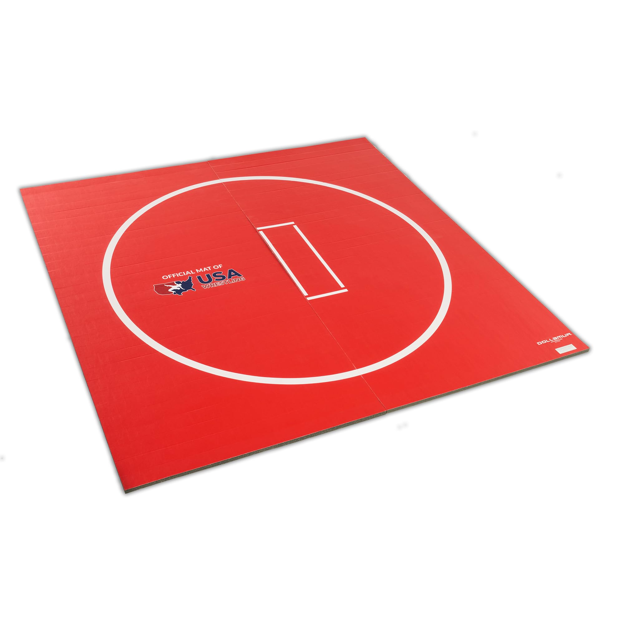Amazon | Dollamur Flexi-Roll レスリングマット 10x10インチ レッド