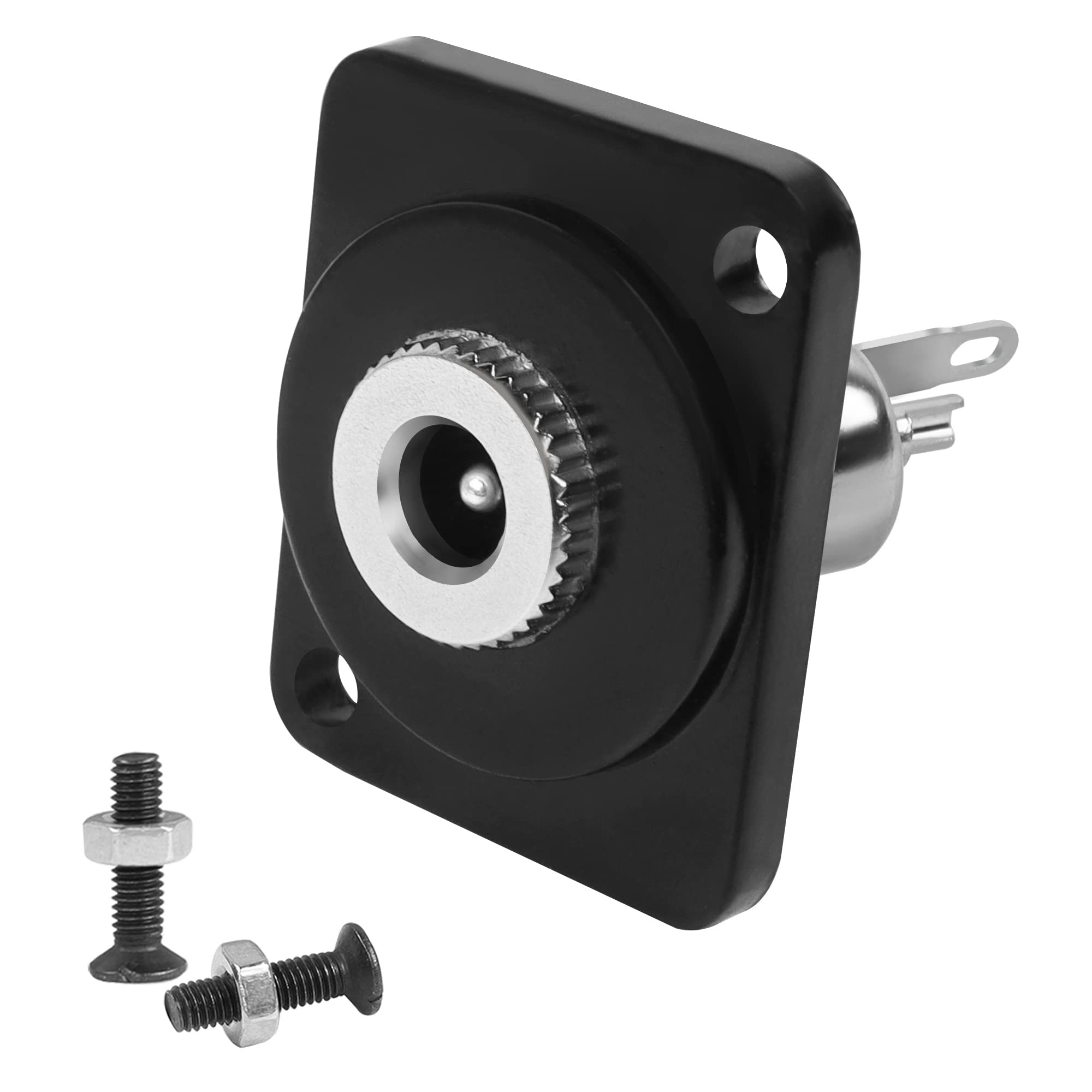 Amazon.com: QIANRENON 5.5mm* 2.1mm Panel Mount Adapter DC5.5 * 2.1