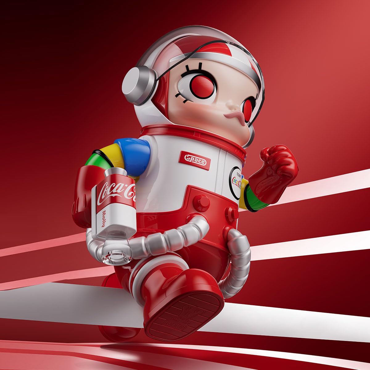 Amazon.co.jp: POP MART MEGA コレクション 400% SPACE MOLLY TEAM