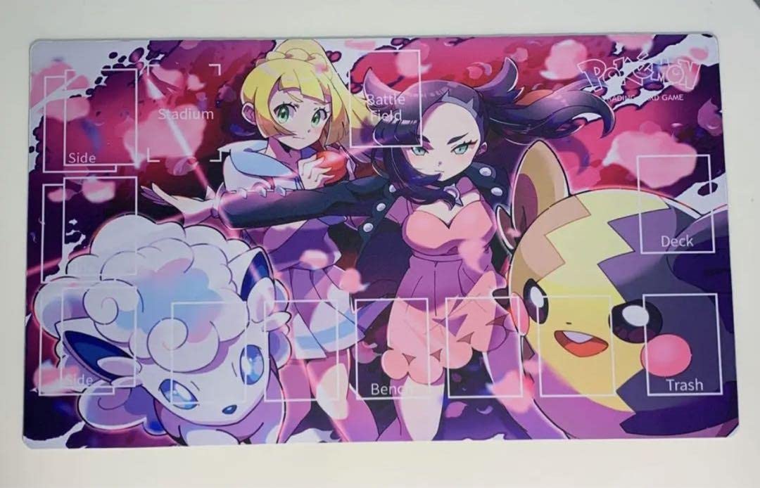 新品 ポケマスEX プレイマット リーリエ おしゃれを楽しむリーリエ