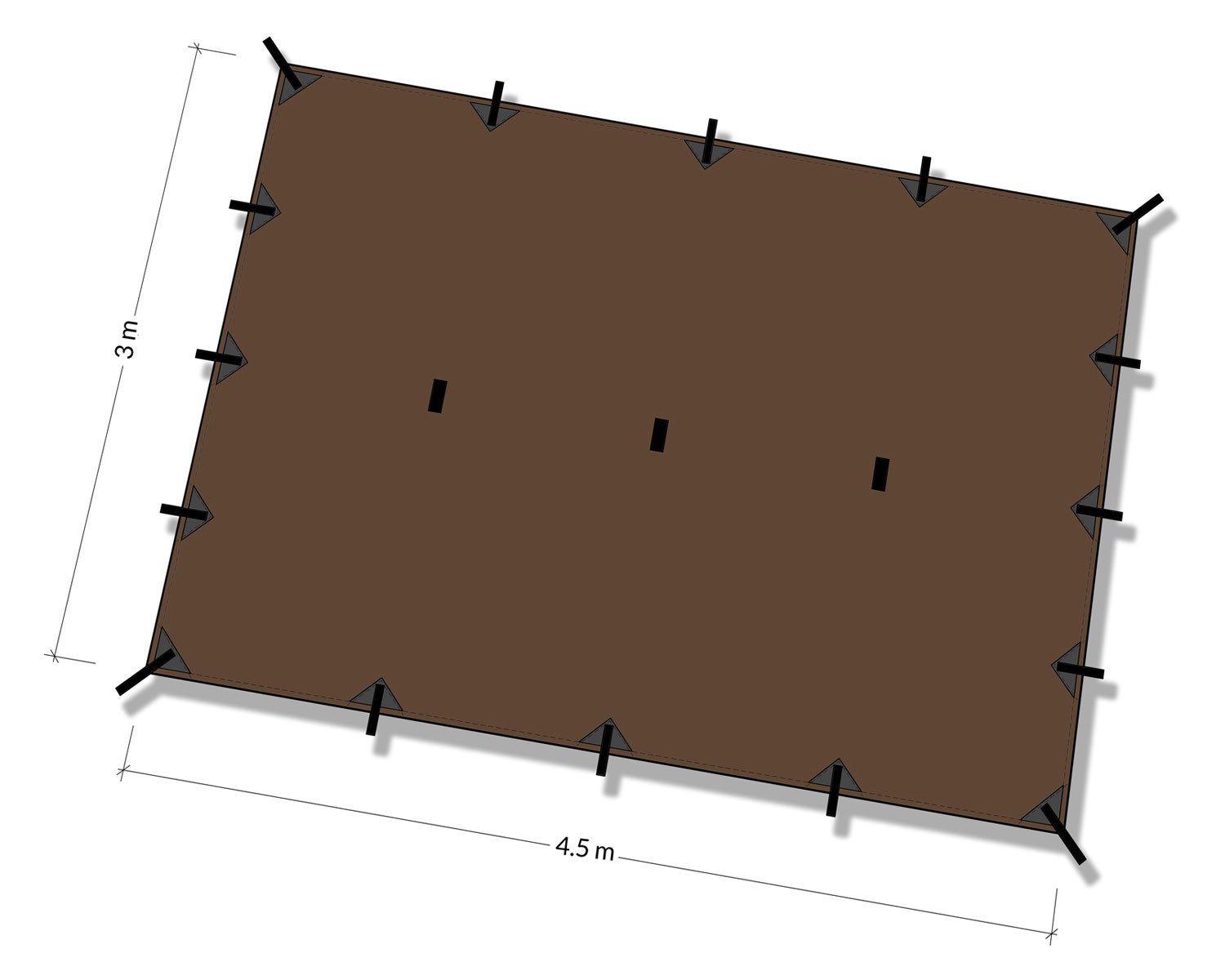 Amazon | DD Hammocks DD タープ XL (コヨーテブラウン) 正規品 | DD