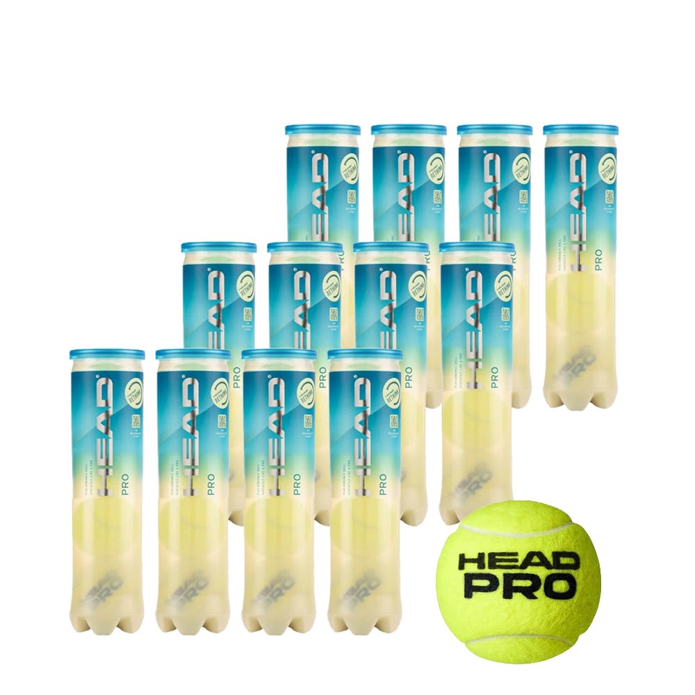 Amazon | HEAD(ヘッド) 硬式テニス ボール HEAD PRO 48球 (4球入り缶