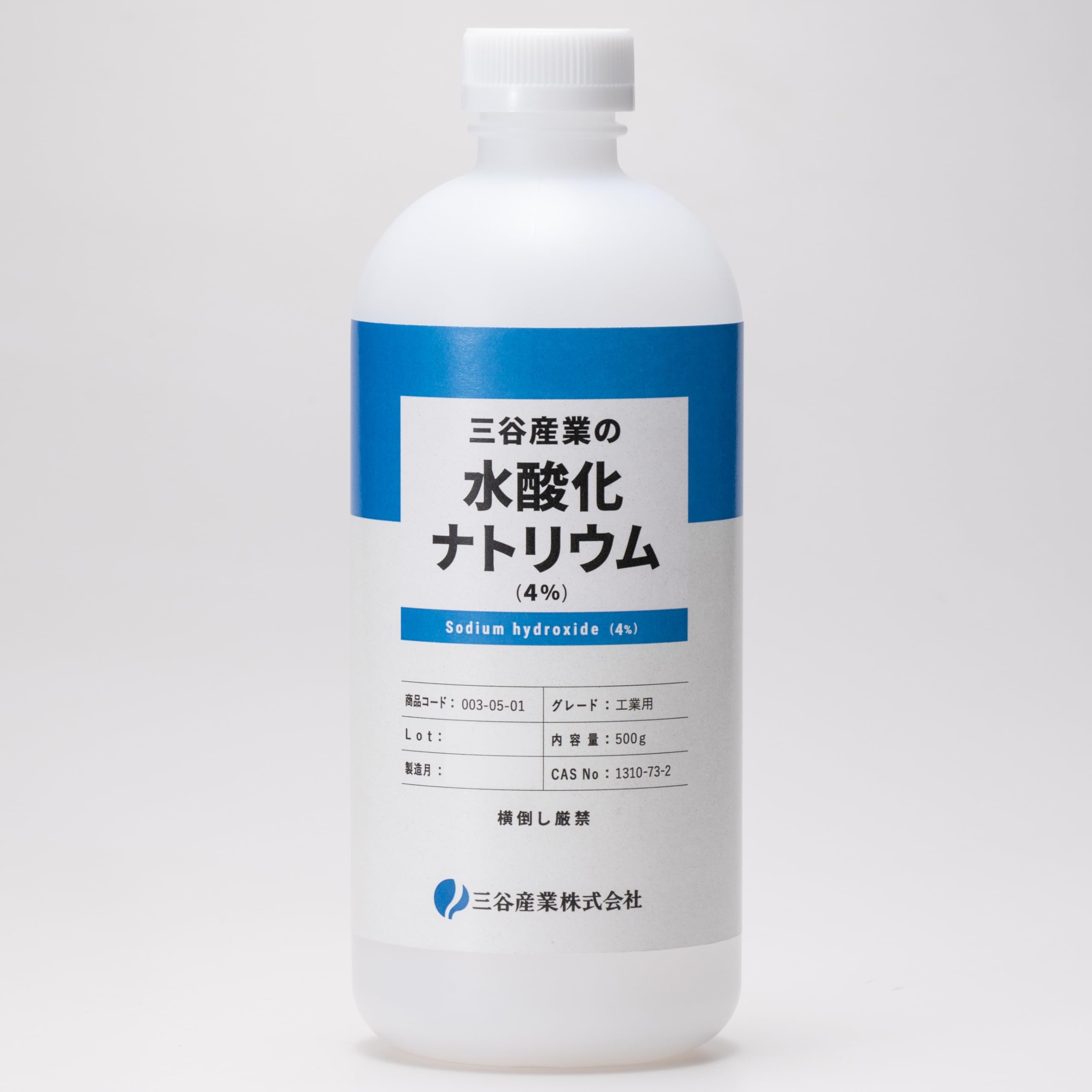 Amazon.co.jp: 三谷産業の 4％ 水酸化ナトリウム 水溶液 苛性ソーダ