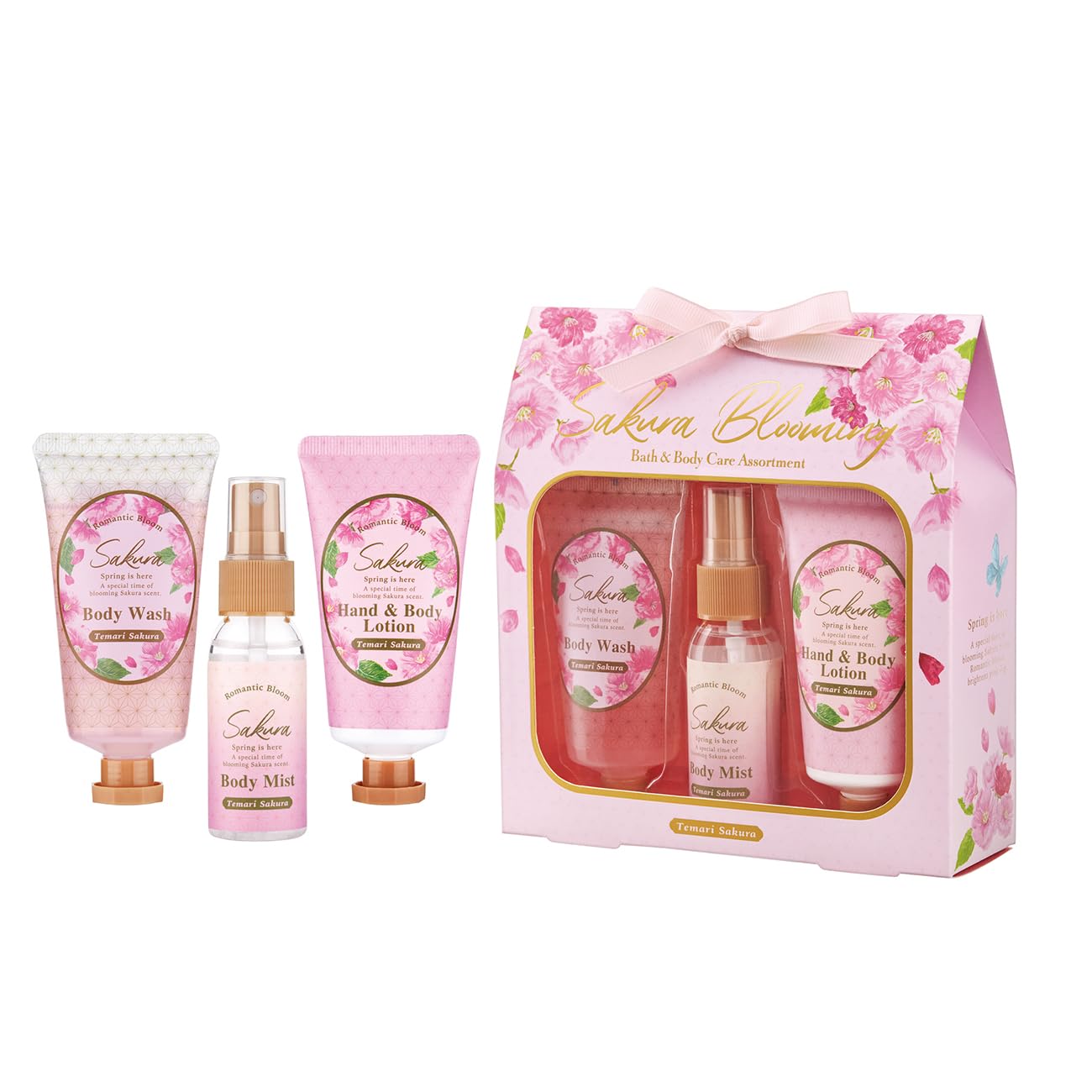 Amazon | サクラCC バス&ボディーケアセット テマリザクラ (ボディー