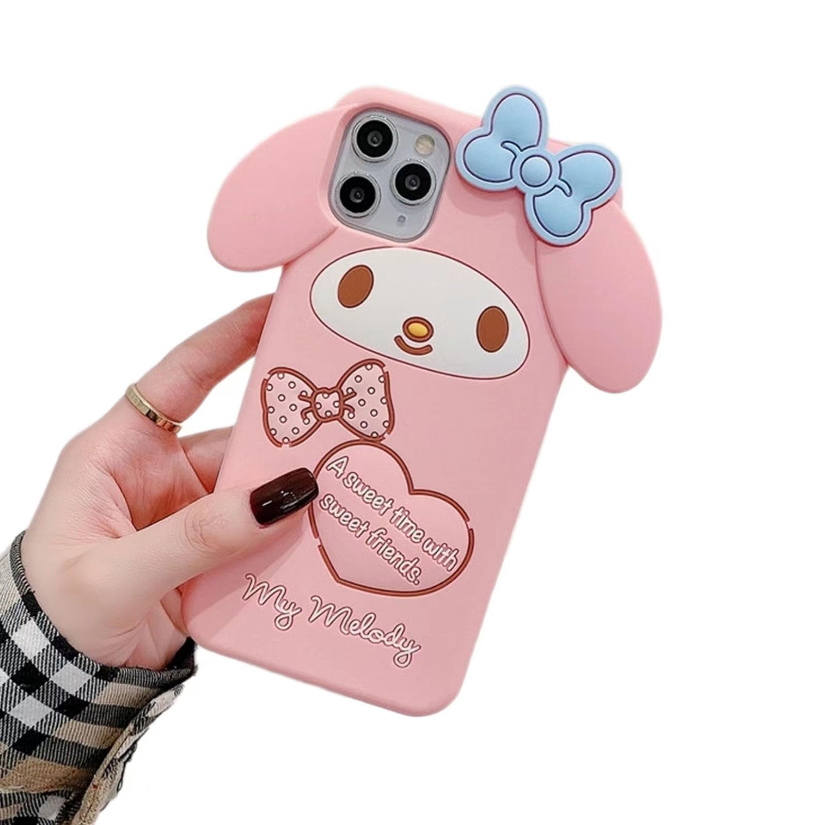 Amazon.co.jp: LYLIDIA マイメロディ ケース Phone 15 用 立体