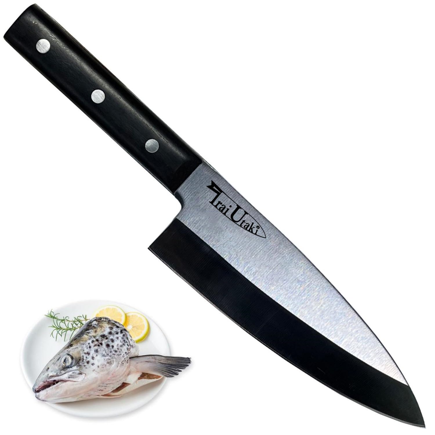 Amazon | Irai Utaki 出刃包丁 魚用包丁 刃渡り175mm 魚さばき包丁