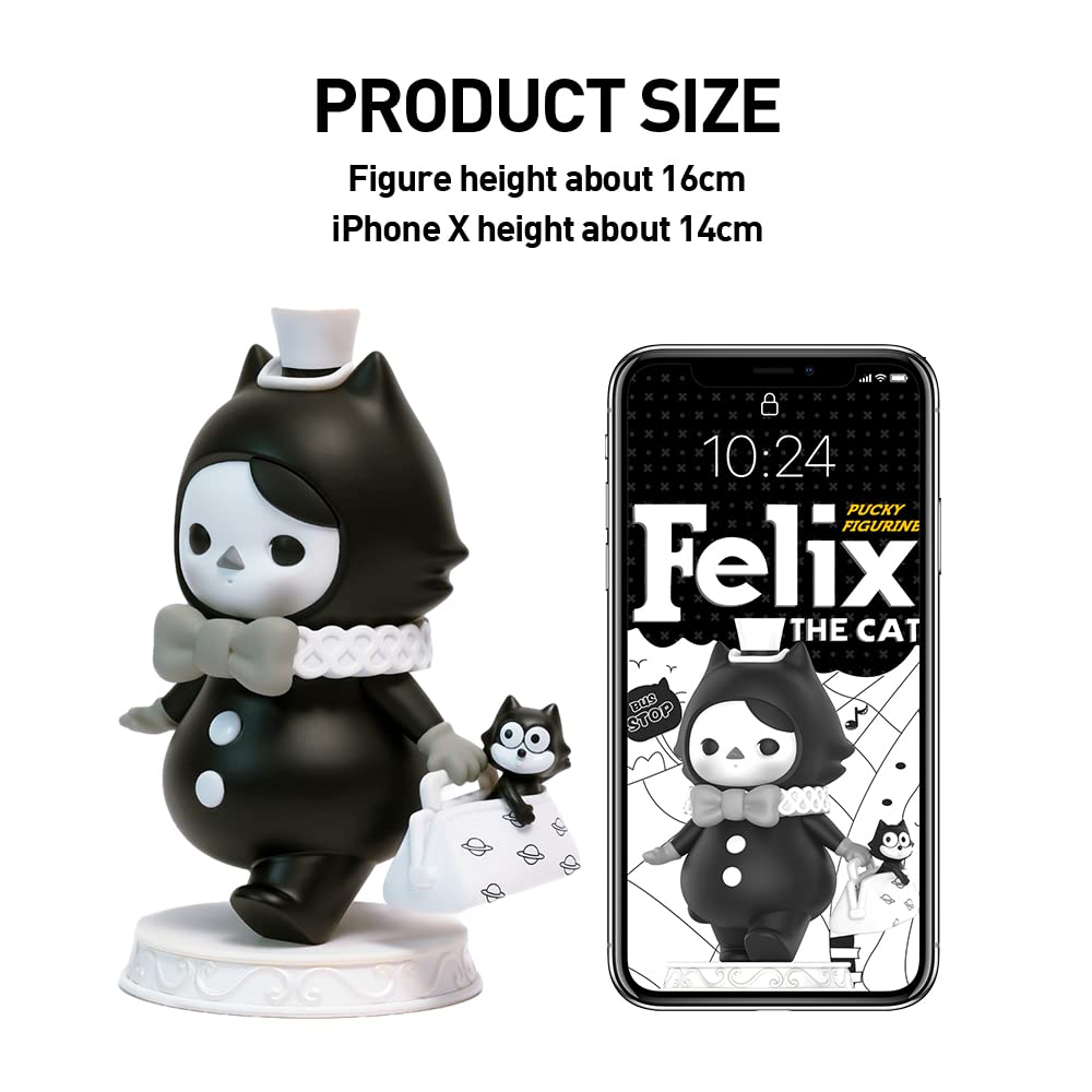 POP MART Felix The Cat Pucky Figurine Art Toy Box Popular
