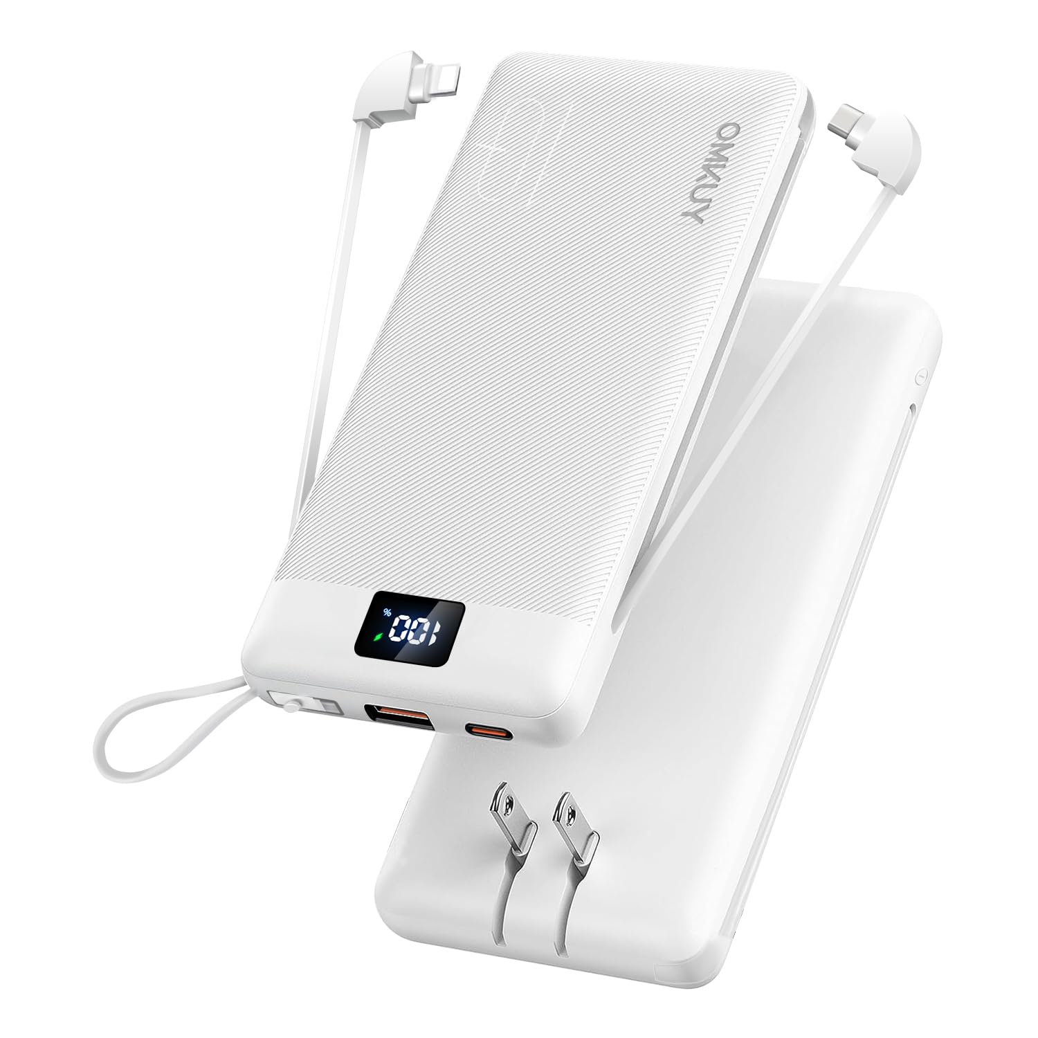 Amazon | モバイルバッテリー 大容量(ACプラグ PSE認証済み 10000mAh 3