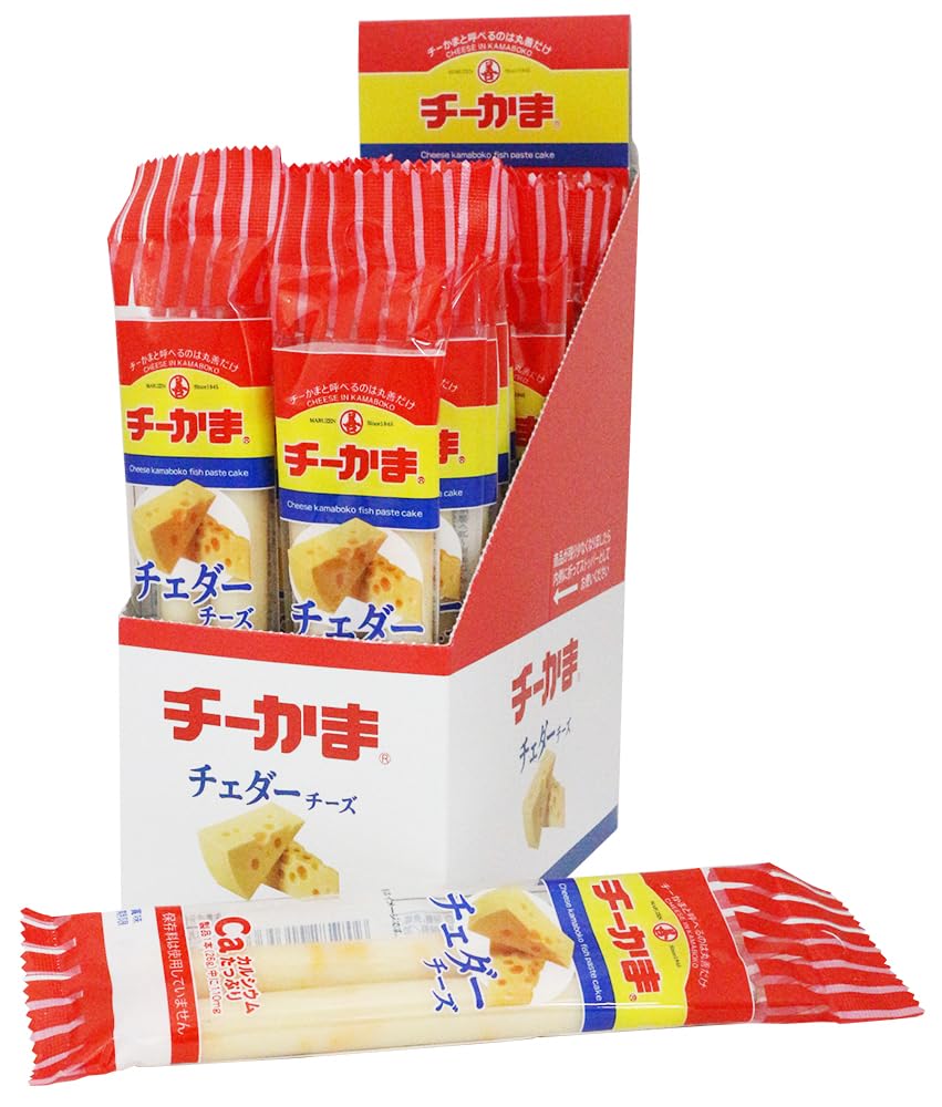 Amazon | 丸善 チーかまチェダーチーズ 2本パック 52g×20袋 | 丸善