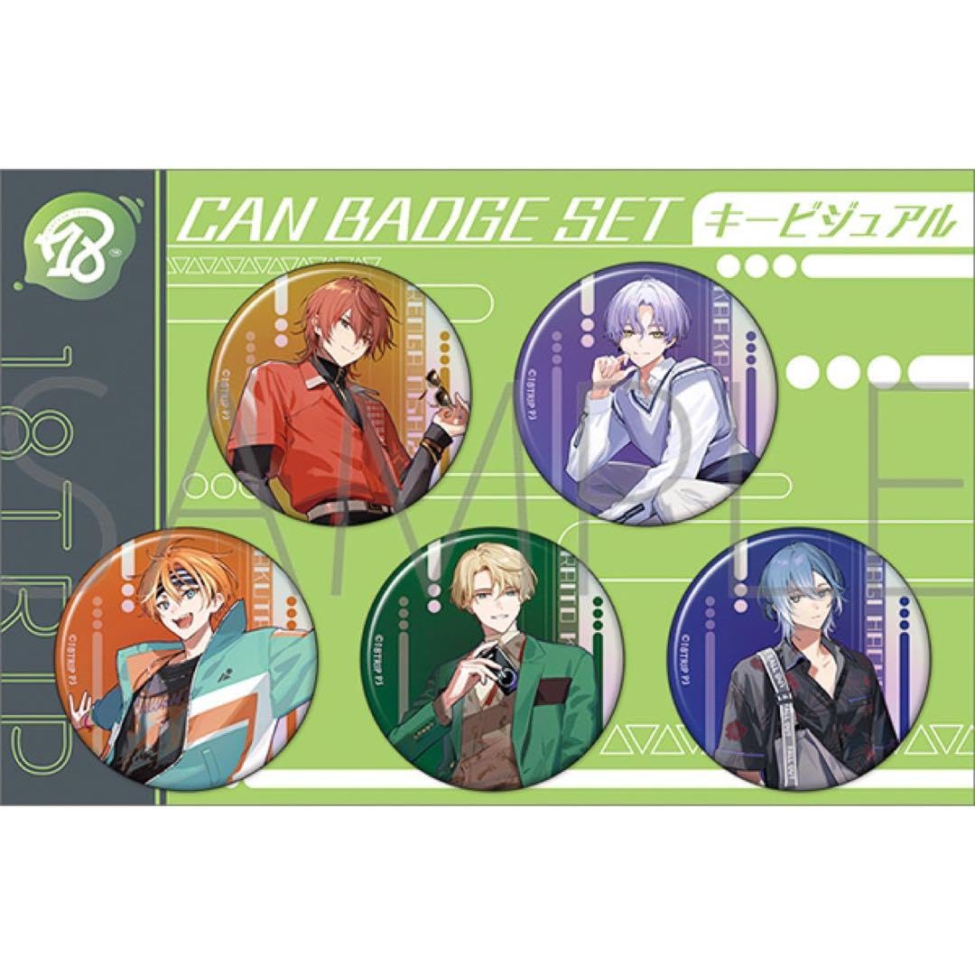 Amazon.co.jp: 18TRIP エイトリ 缶バッジ キービジュ キービジュアル