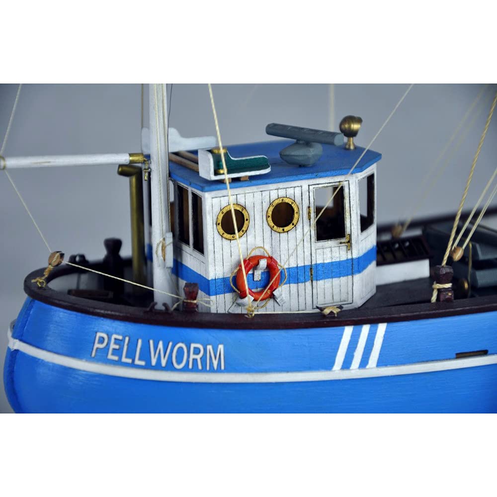 Amazon.com: Lllunimon 1/48 Fishing Boat Model Kit Northern Europe