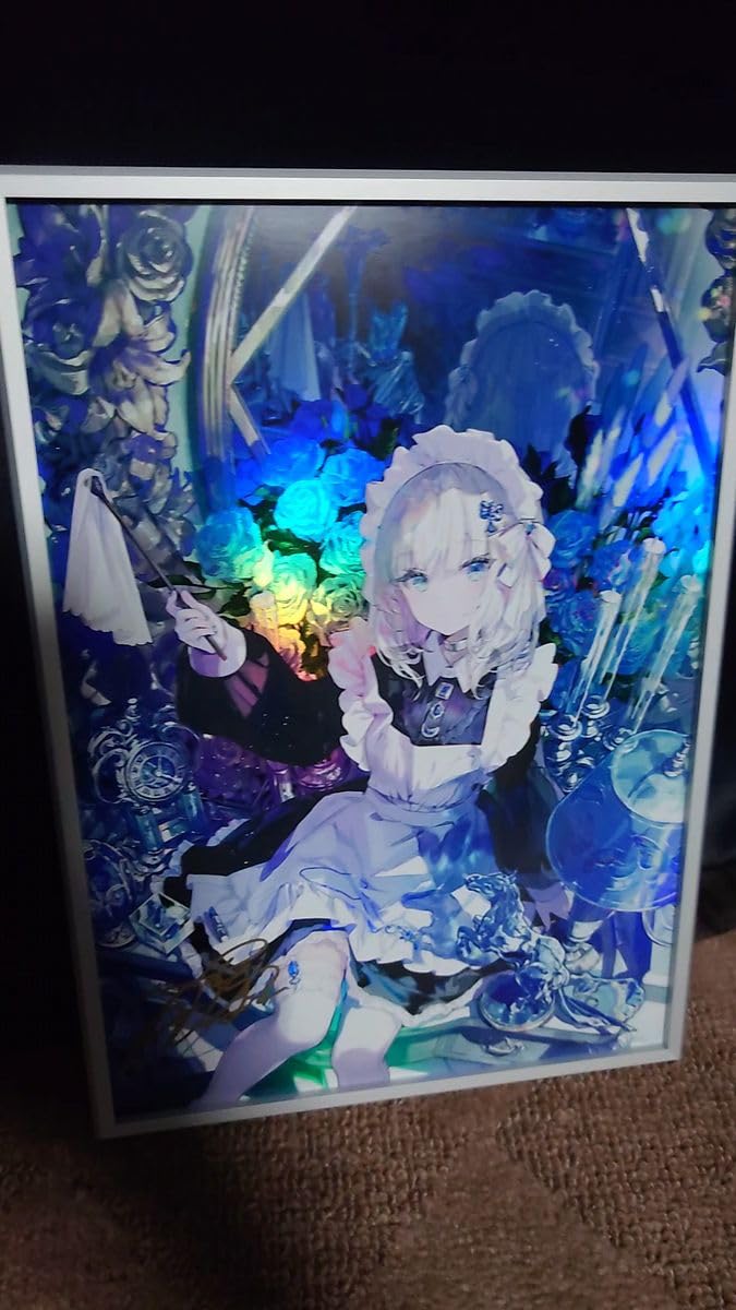 藤ちょこ 直筆サイン 複製原画 オーロラアート 奏鳴の宙 藤ちょこ 直筆