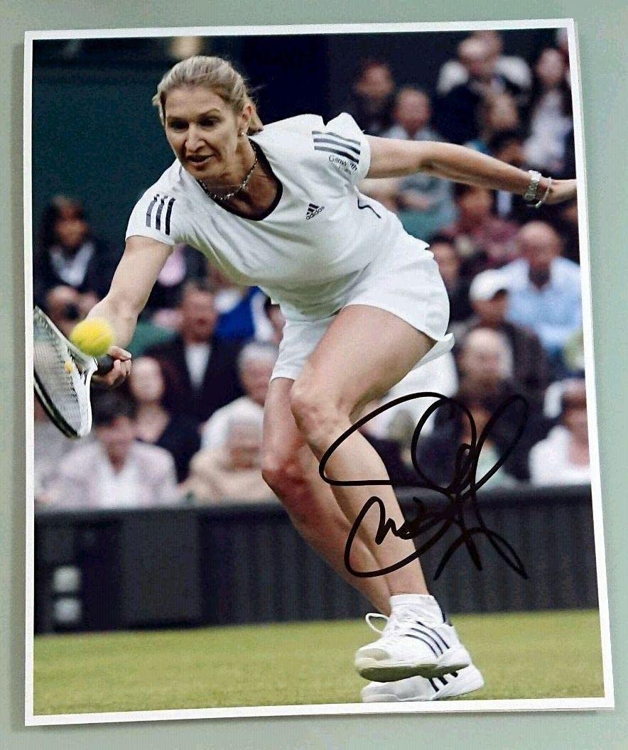 Amazon.co.jp: シュテフィグラフ直筆サイン入り写真…ドイツプロテニス