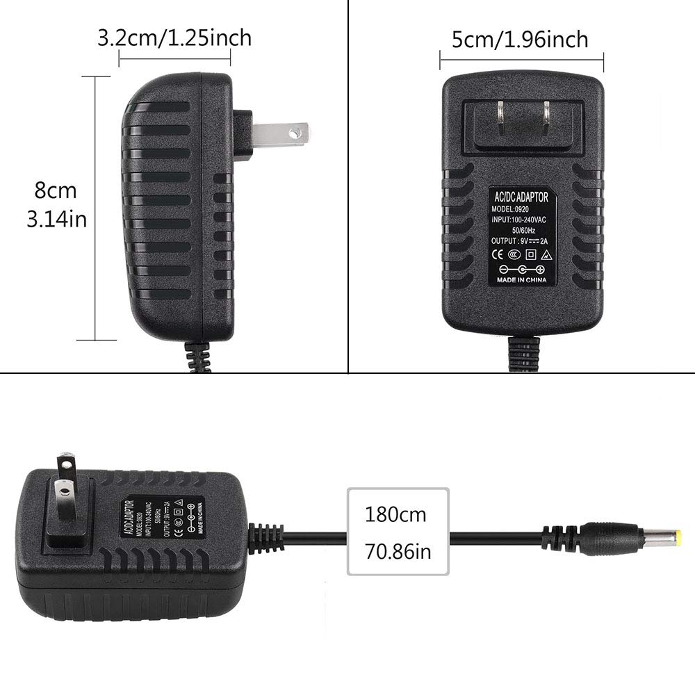 Amazon.com: Mr.Power 9V AC/DC Adapter Replacement for Korg KA350