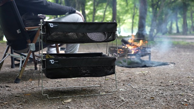 Amazon｜TOKYO CRAFTS バケットシェルフメッシュ 折りたたみコンテナ