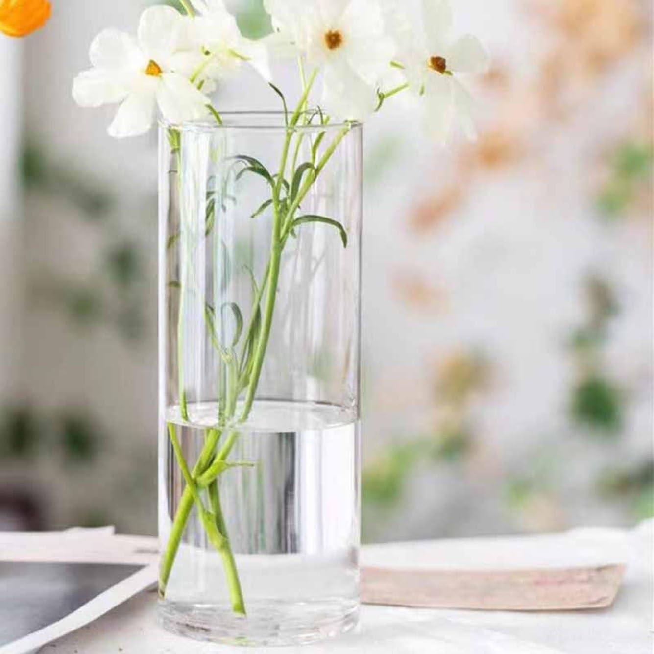 ドイツ クリスタルガラス花瓶 色披 大型 高さ約40cm ドイツ クリスタル