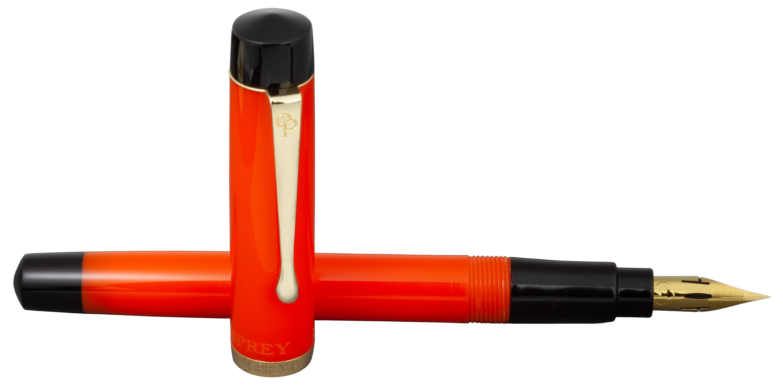 Amazon | Osprey Pen Scholar Zebra G 万年筆 - オレンジ | 万年筆