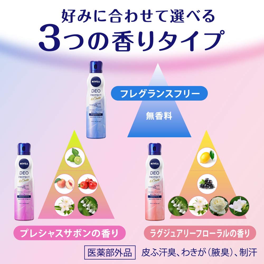 Amazon.co.jp: ニベア デオプロテクト&ケア スプレー ラグジュアリー
