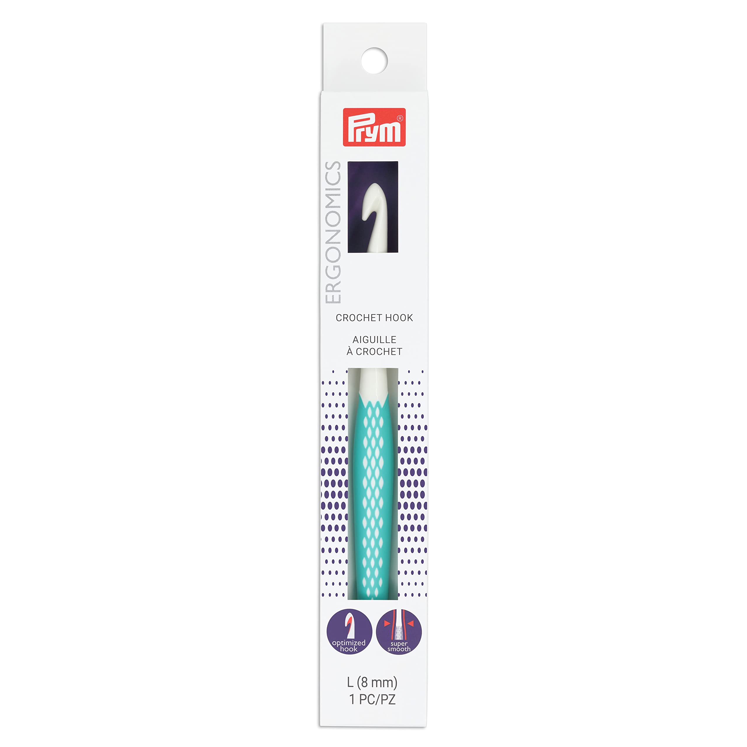 Amazon.com: Prym Crochet Hook L, Size L11/8mm