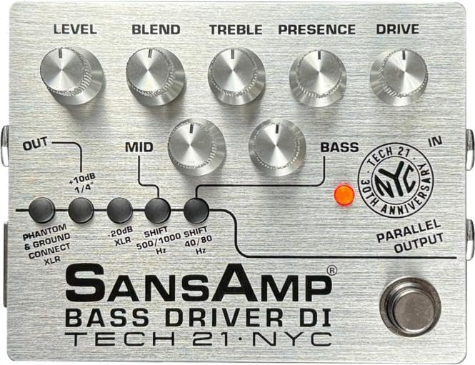 Amazon.com: Tech 21 SansAmp Bass Driver DI 30th-anniversary